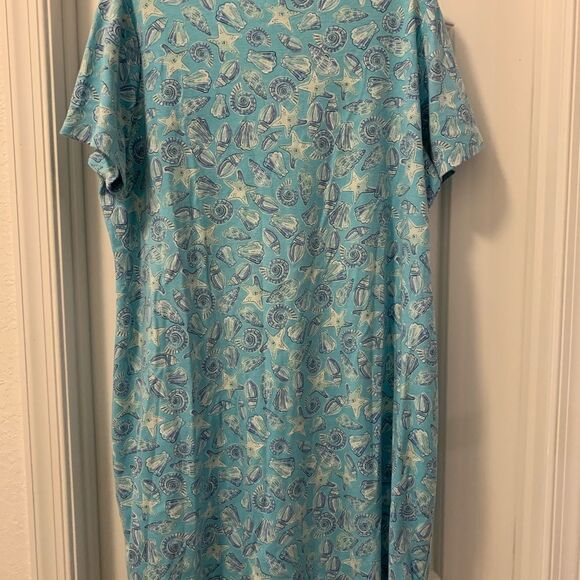 Appleseed’s Women’s Plus Dress Size 2X She’ll Print Front Pockets Loose Fit - Picture 5 of 5